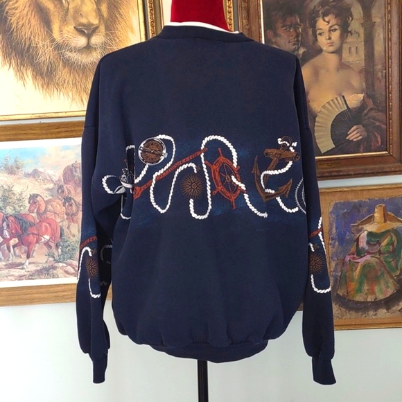 Washington State Nautical Sweater - Picture 2 of 14